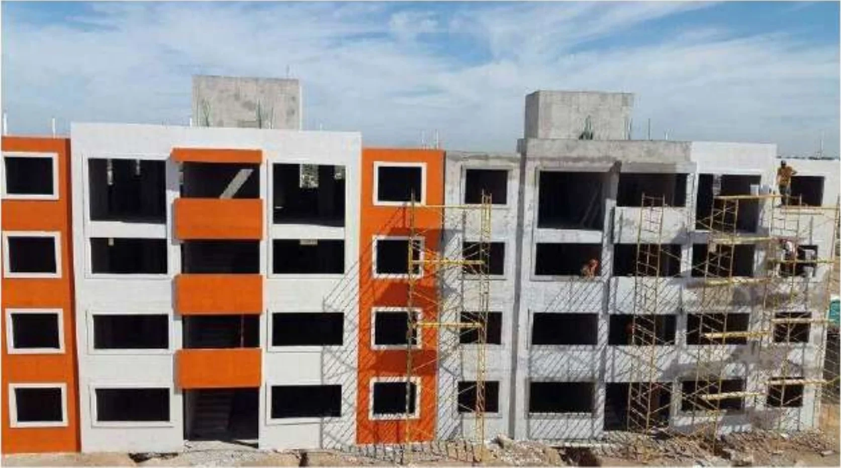Edificios con moldes de aluminio, Culiacán, Sinaloa
