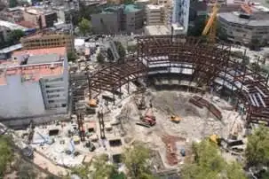 Recinto de la Cámara del Senado · excavación y cimentación